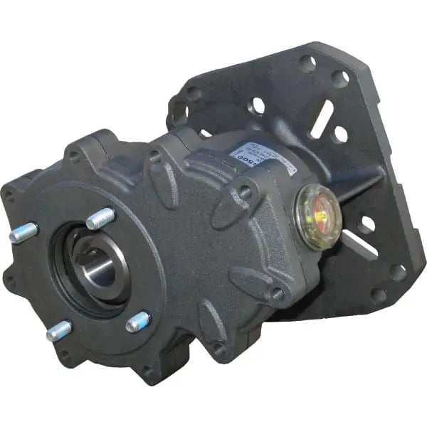 Interpump gearbox with 1-1/8