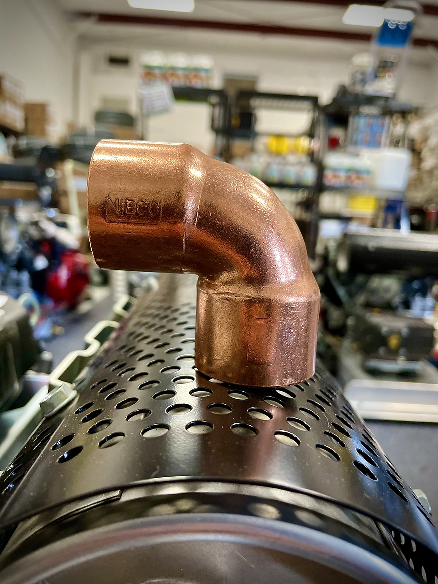 Honda Muffler Directional Angle