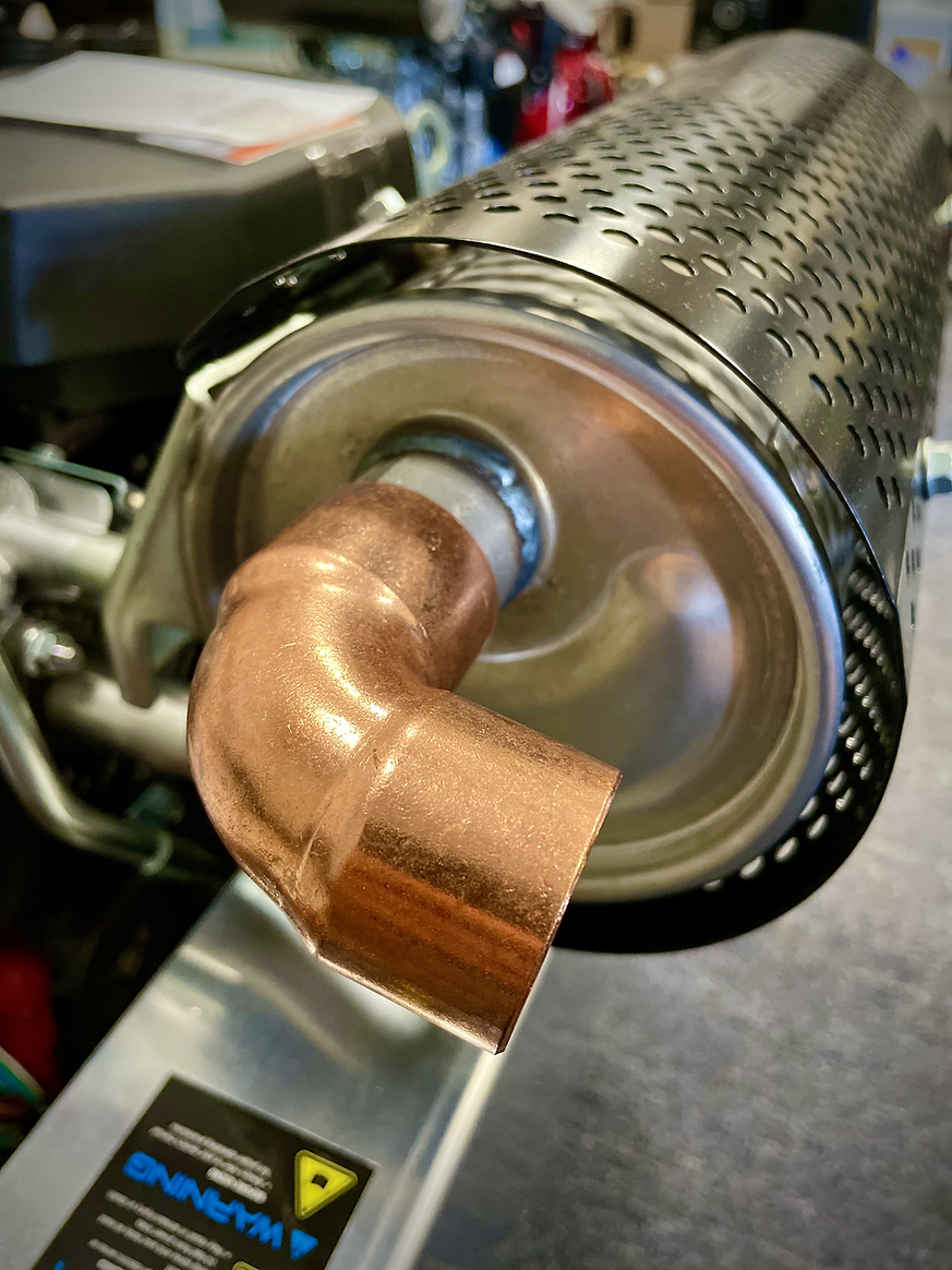 Honda Muffler Directional Angle