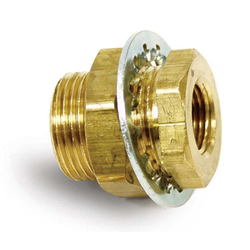 1/2" brass bulkhead 28304