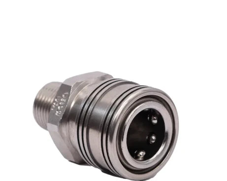 PRIMA by Veloci 3/8" MPT Stainless Steel Coupler Made in the USA