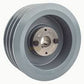 Pulley and Bushing Drive Kit 3 Groove 1750RPM for 1" Engine Shaft and 24mm Pump Shaft