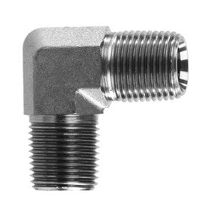 3/8" MPT x MPT 90° Steel Elbow