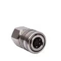 PRIMA by Veloci 1/4" FPT Stainless Steel Coupler, Made in the USA