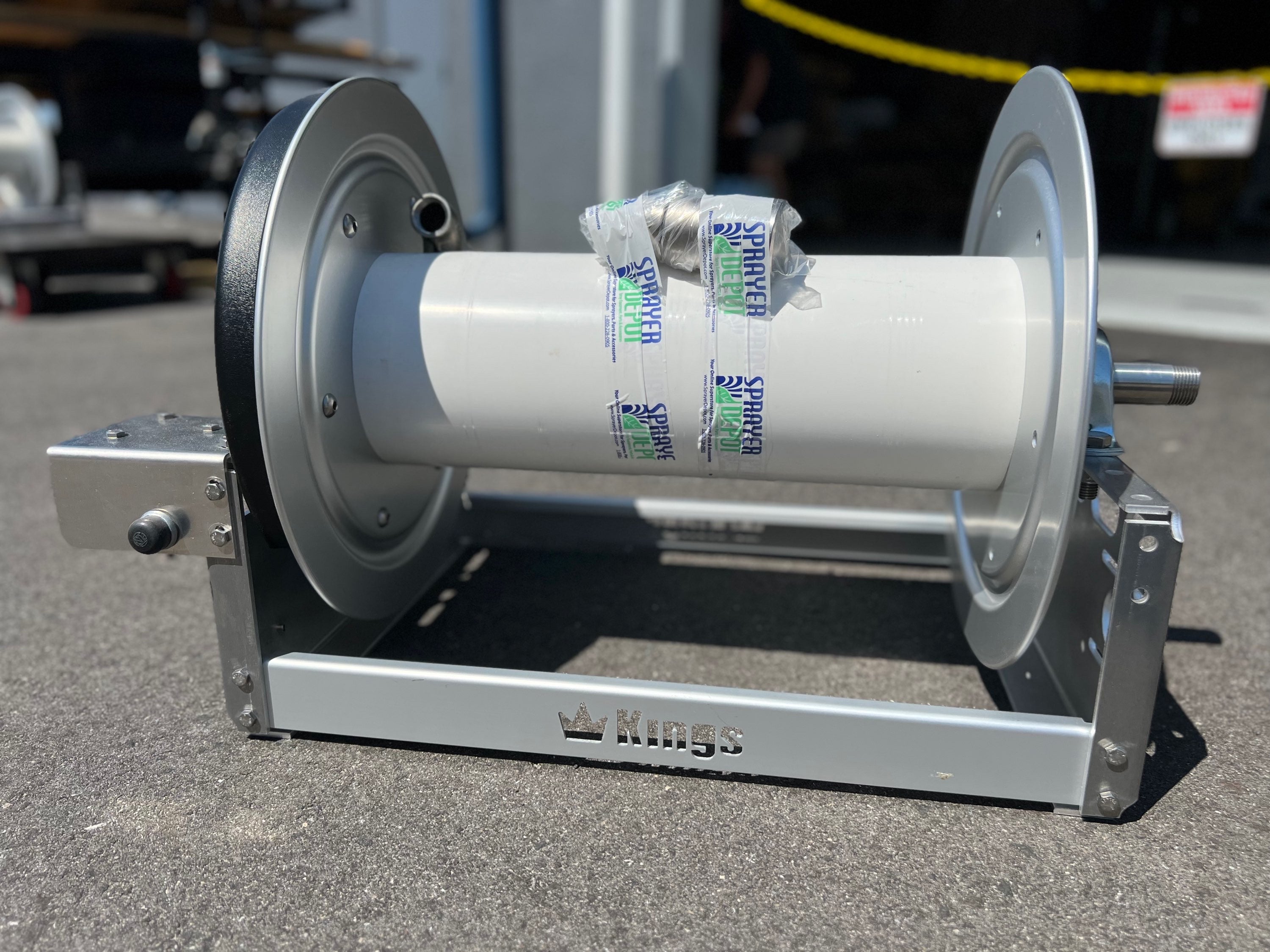 Kings 18" Electric Reel with 1" Stainless Steel Manifold