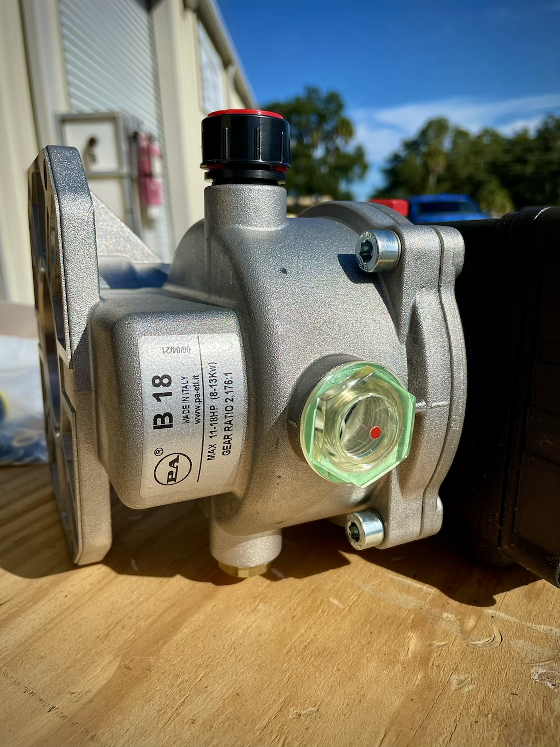 5.5GPM Comet Pump Gear Box Assembly