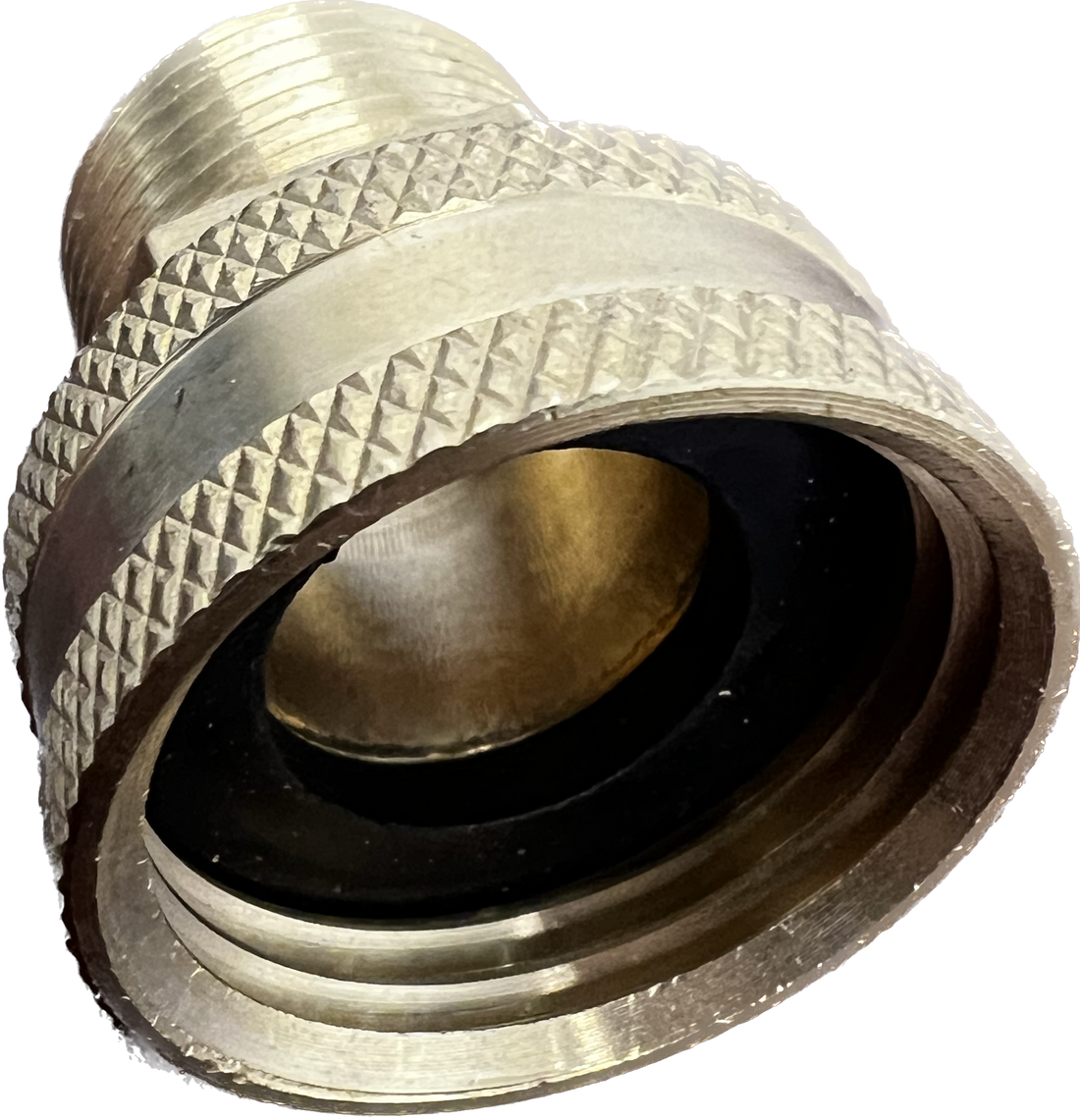 3/4" FGH x 1/2" MPT Garden Hose Inlet Fitting - Short *1 6429