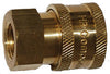 3/8FPT Socket Quick Connect Brass 2401