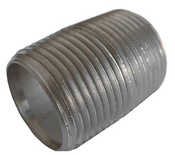 1/2" Close Nipple 304 Stainless Steel