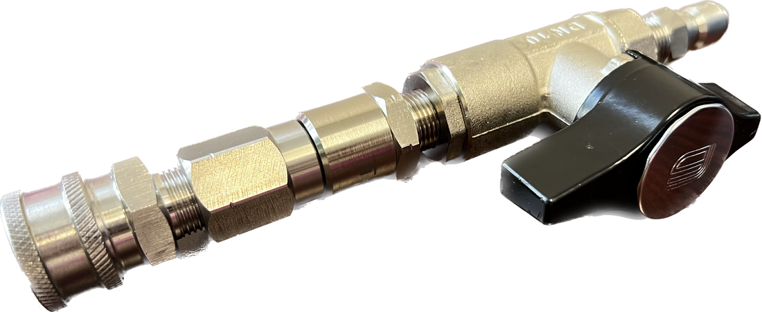 DN-10 Ball Valve and Mosmatic High Flow Swivel Assembly 3/8" *3