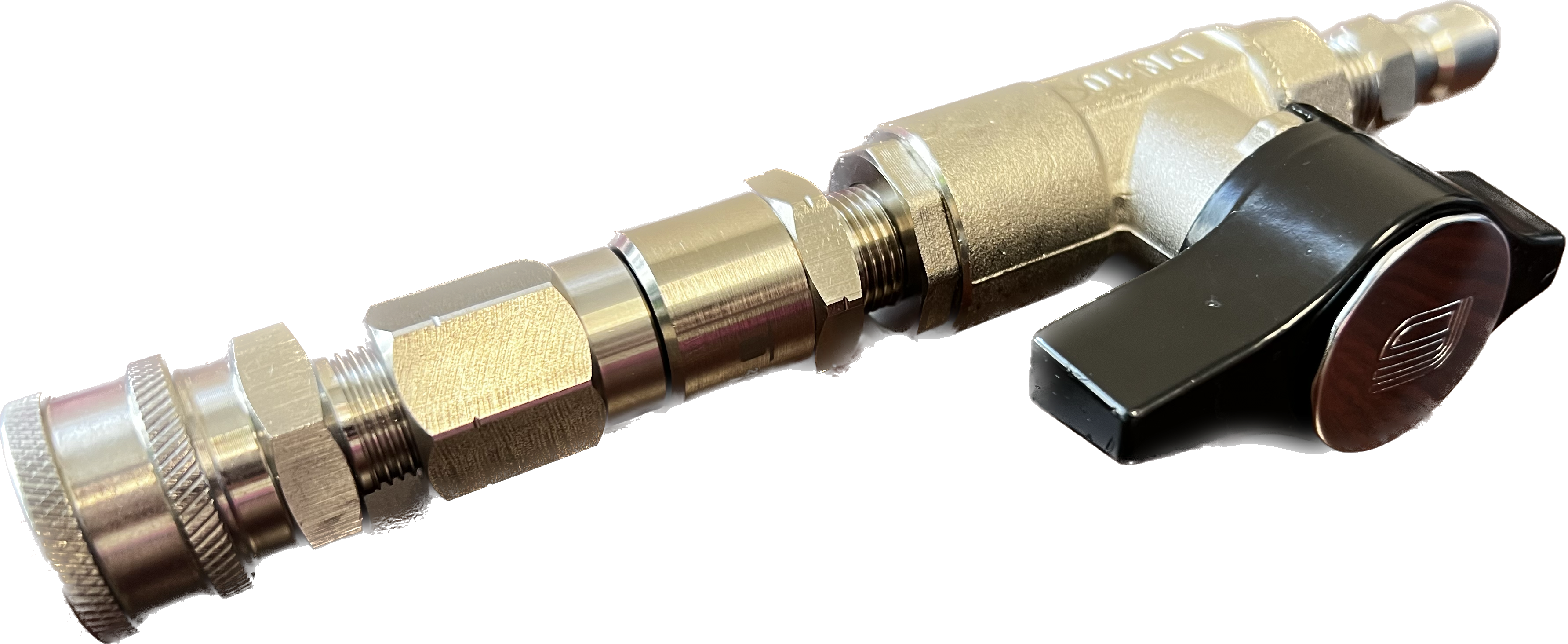 DN-10 Ball Valve and Mosmatic High Flow Swivel Assembly 3/8" *3