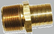 Brass Hose Barb 1" Barb X 1/2" MPT 32307 *1