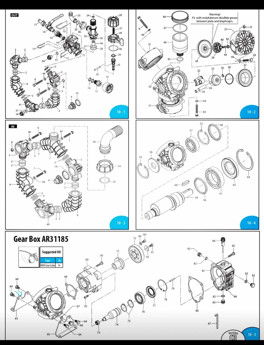 AR550450 AR45 Ring Nut #86