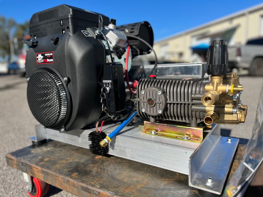 B-K1035TCX Bandit 10gpm at 3500psi True Power 744CC Engine with Comet Pump