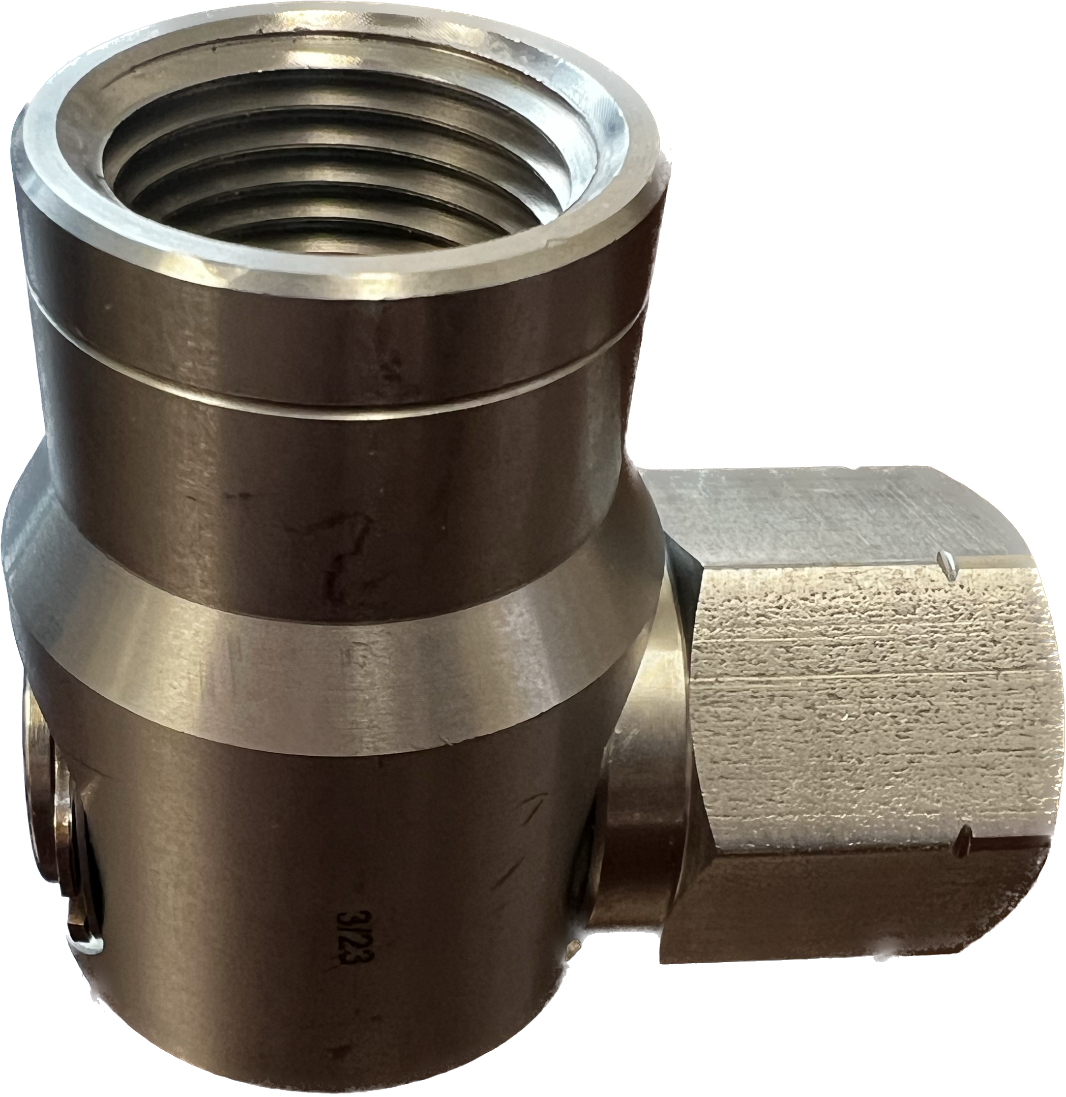 Mosmatic 1/2" 90 FPT x FPT Stainless Steel Swivel