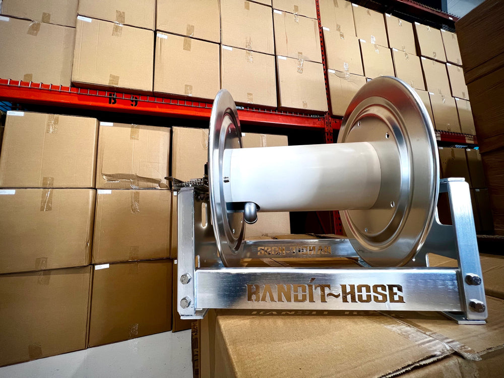 Bandit Hose Reel 12in Aluminium Hose Reel