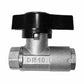 DN-10 Nickel Plated Brass Ball Valve