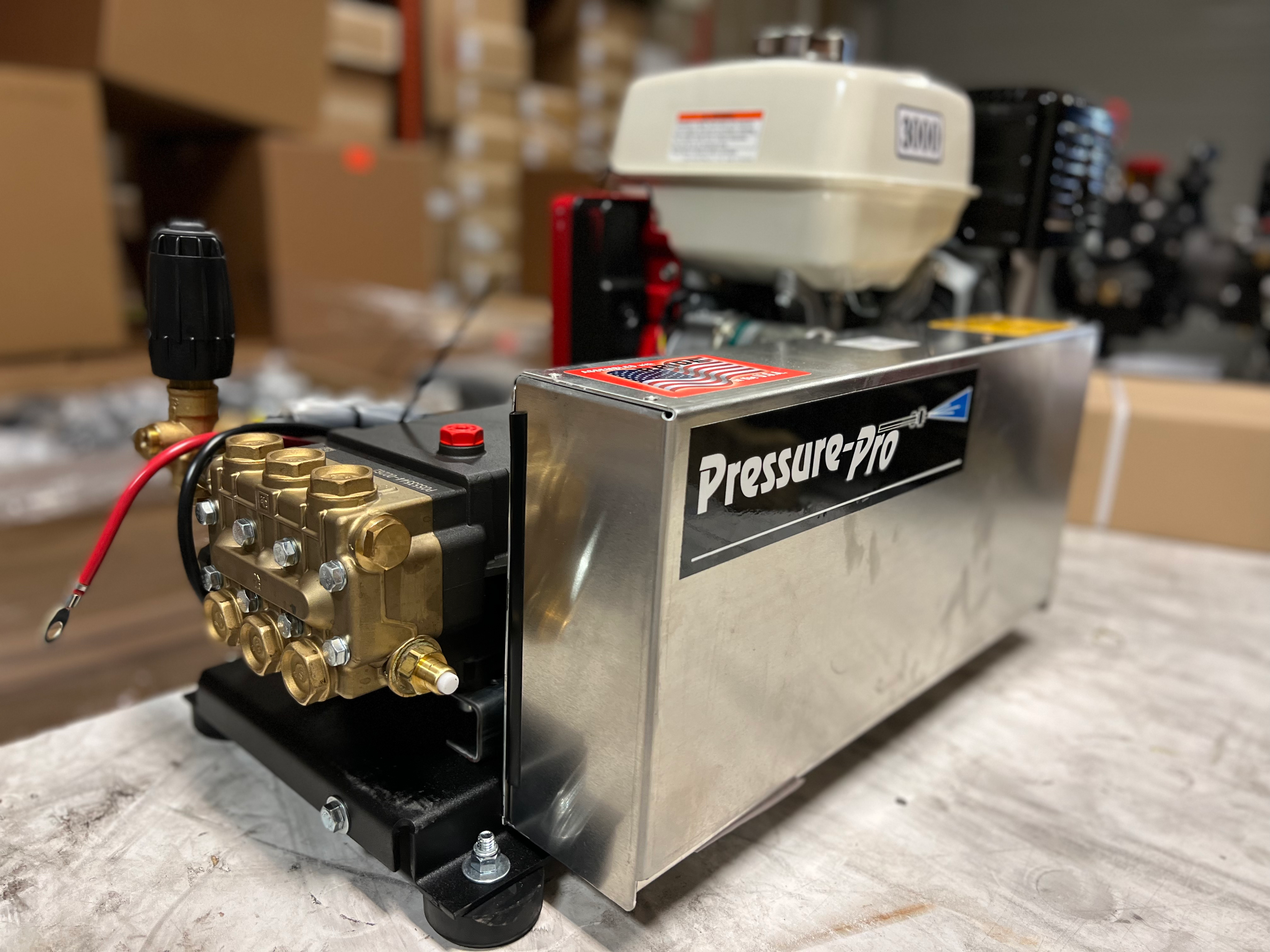 5GPM at 3000psi Electric Start Belt Drive Pressure Pro