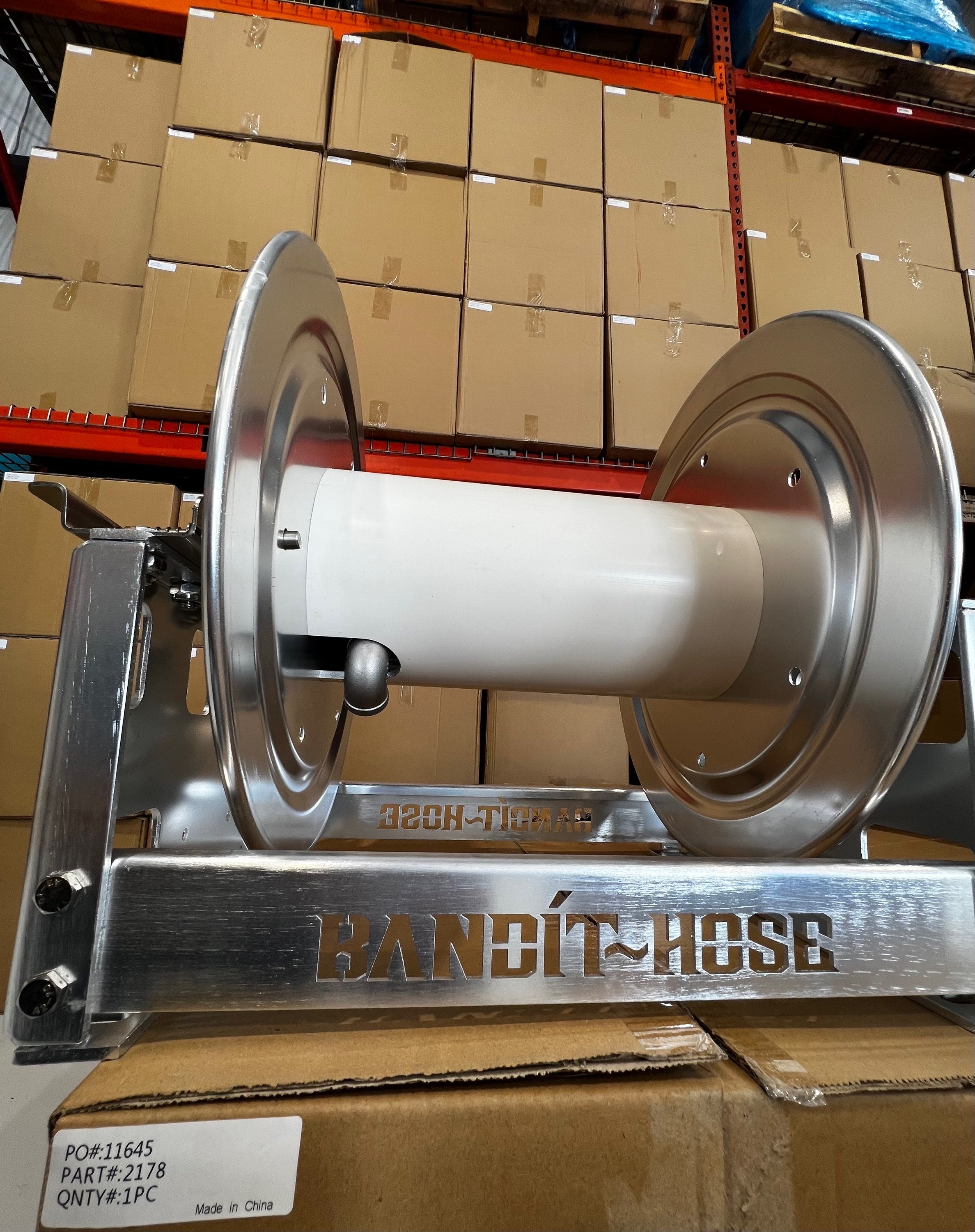 Bandit Hose Reel 12in Aluminium Hose Reel