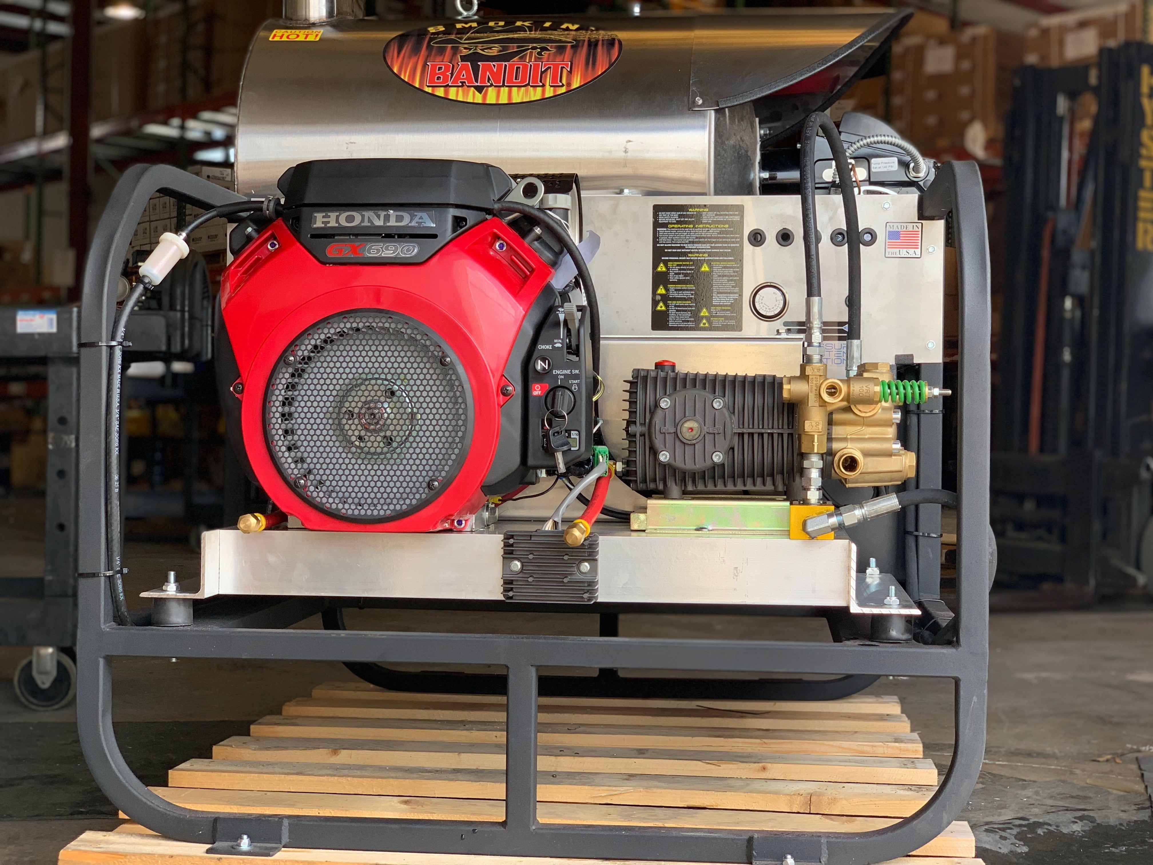 B-SH5535HC Bandit Smoking Hot  5.5GPM at 3500PSI Hot Water Skid