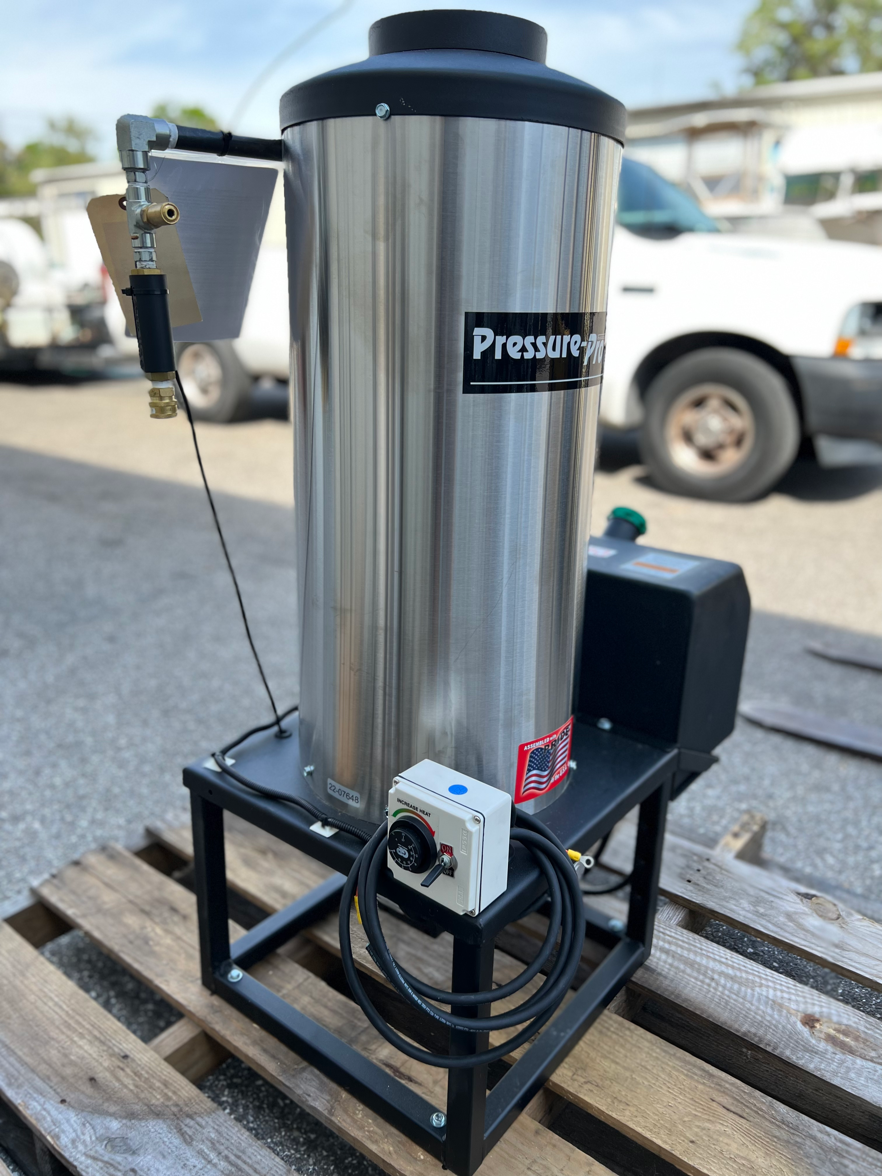 Pressure Pro 6gpm Stationary Vertical Hot Box Hot Shot