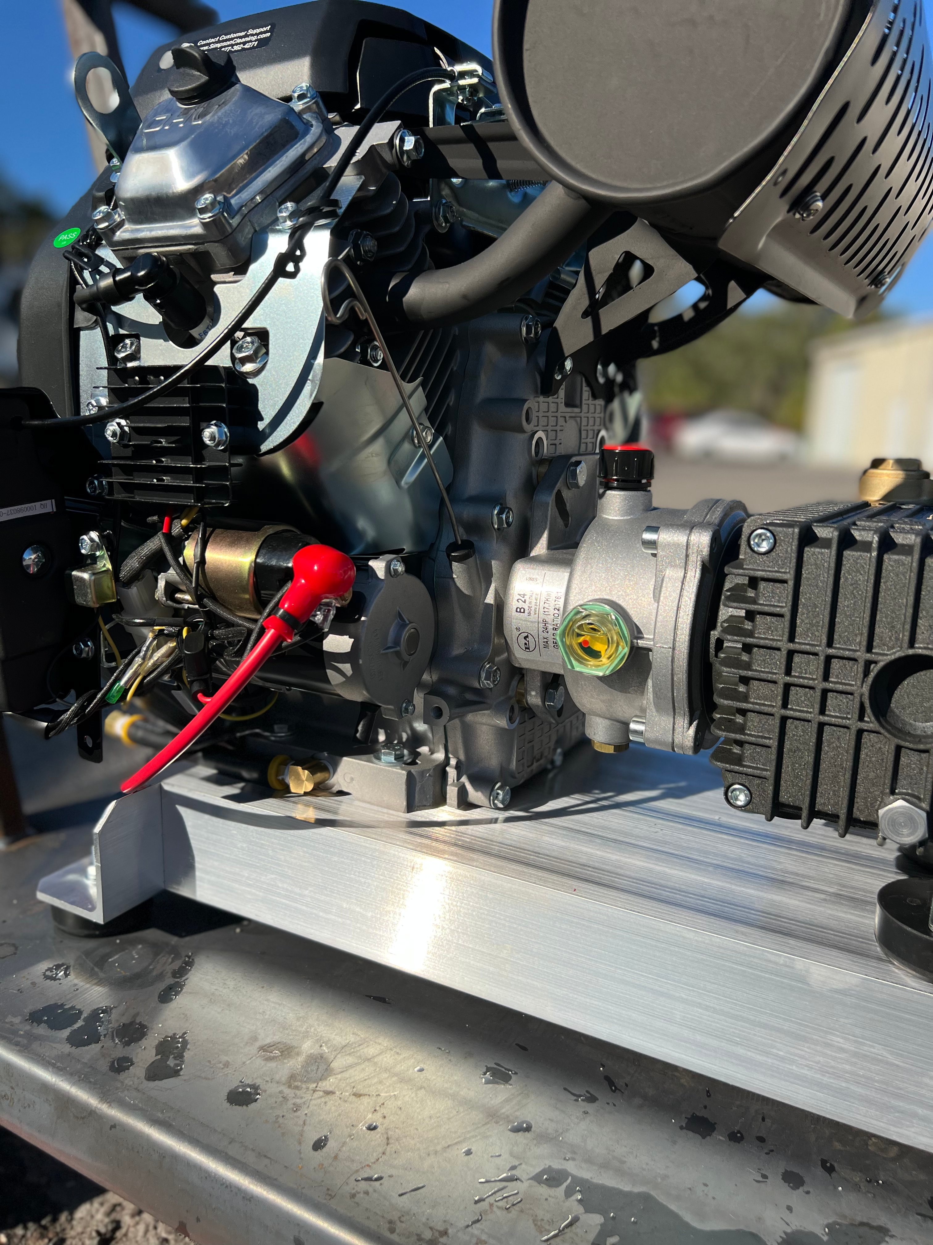 MGD-8035CG: 8GPM at 3500psi MGD with CRX 680cc with General Pump MGD-8035CG