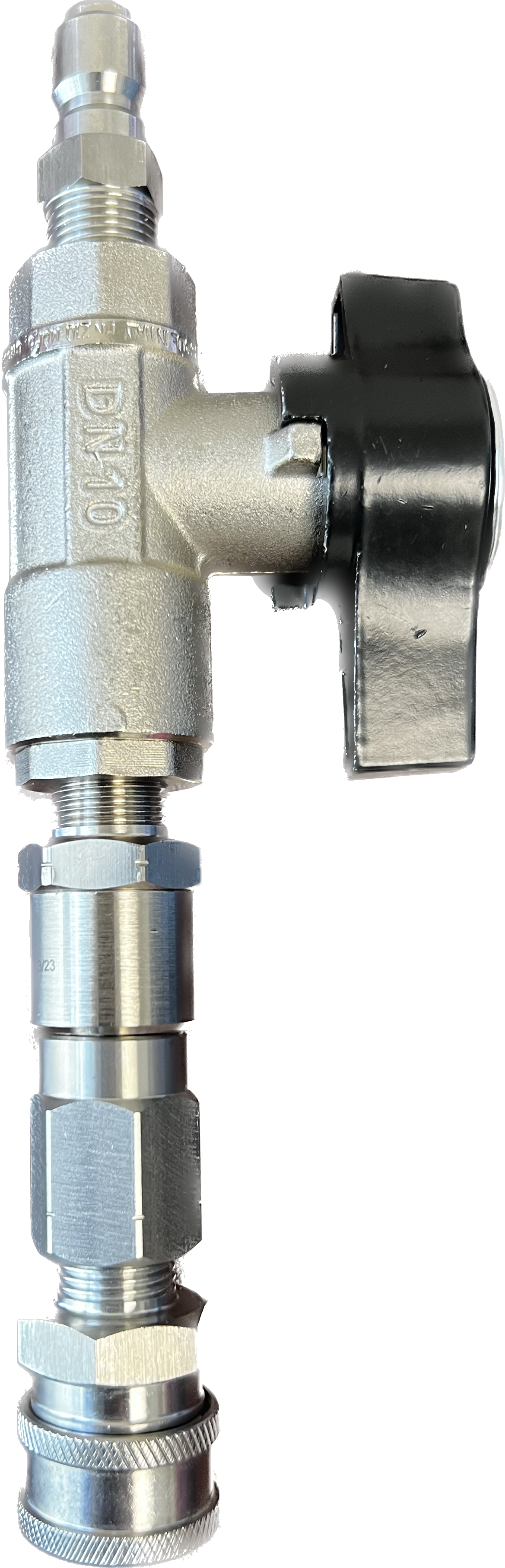 DN-10 Ball Valve and Mosmatic High Flow Swivel Assembly 3/8" *3