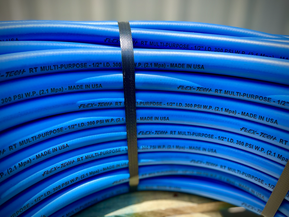 1/2in 300ft Blue Soft Wash Hose Hydrauli-Flex Tech Hose