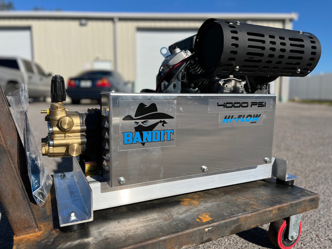 B-K8040TCX Bandit 8gpm at 4000psi True Power 744CC Engine with Comet Pump