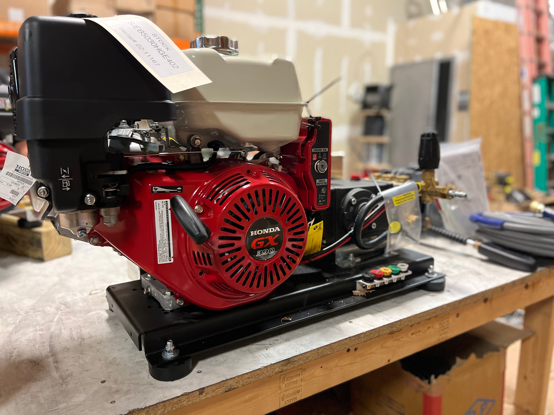 5GPM at 3000psi Electric Start Belt Drive Pressure Pro