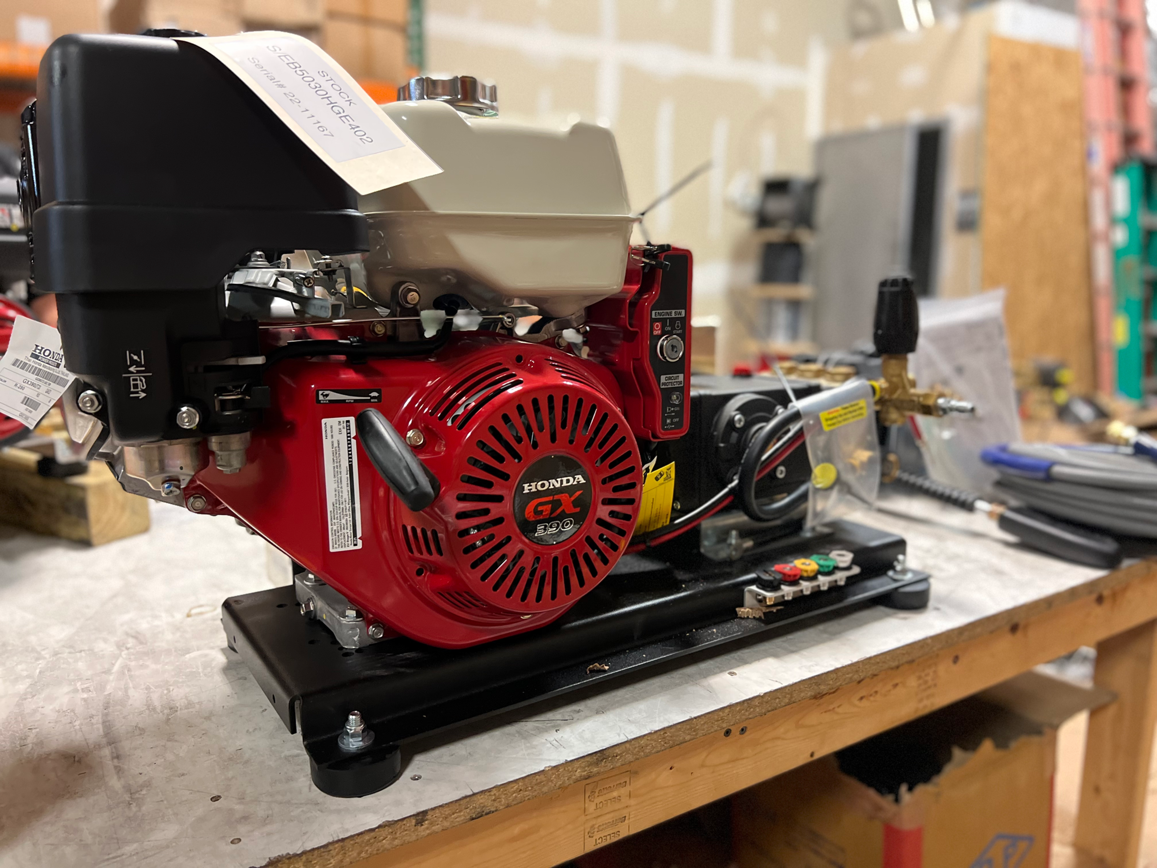 5GPM at 3000psi Electric Start Belt Drive Pressure Pro