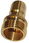 Garden Hose Quick Coupler Plug X 3/4 MGH Fitting