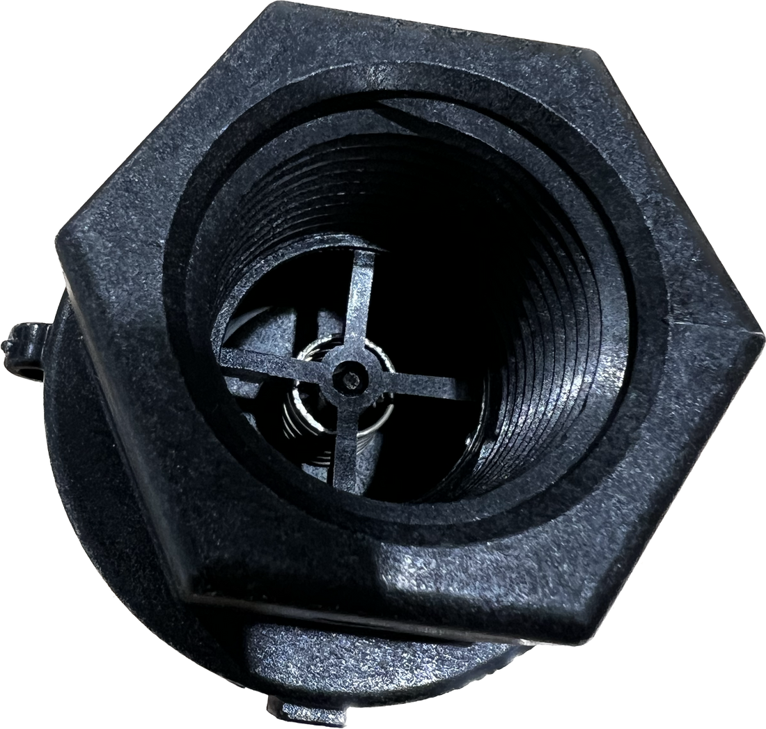 1" Check Valve with Hasteloy Spring Poly Check Valve 31415 *10 *12