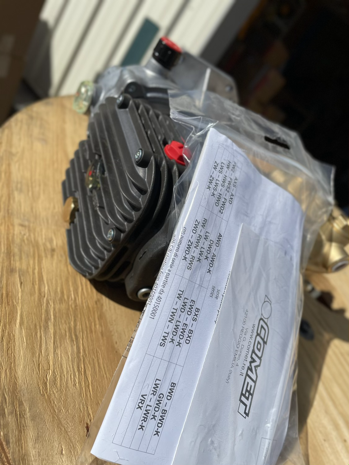 8GPM Comet Pump Gear Box Assembly