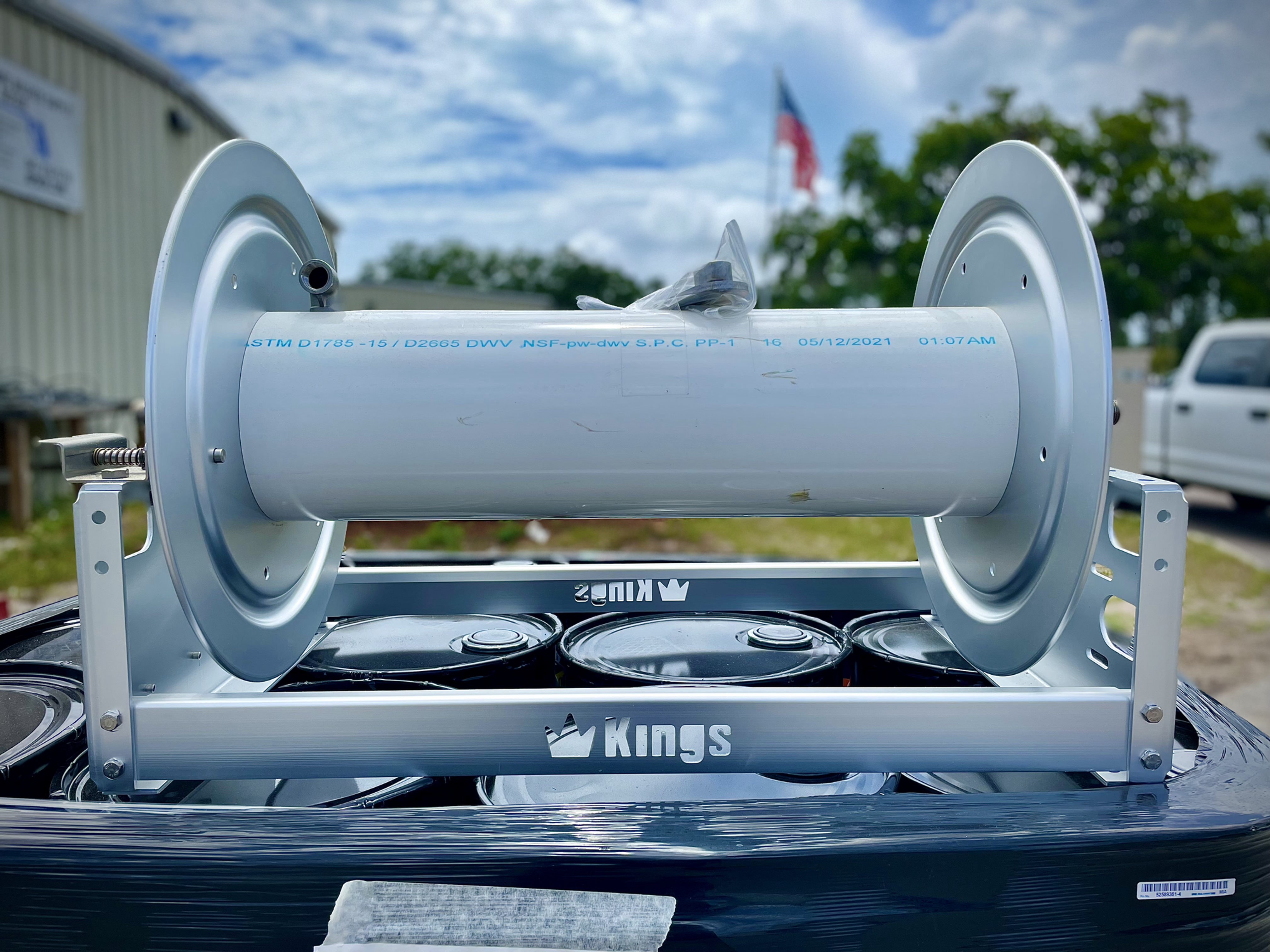 Kings Electric Hose Reel 18in Aluminum