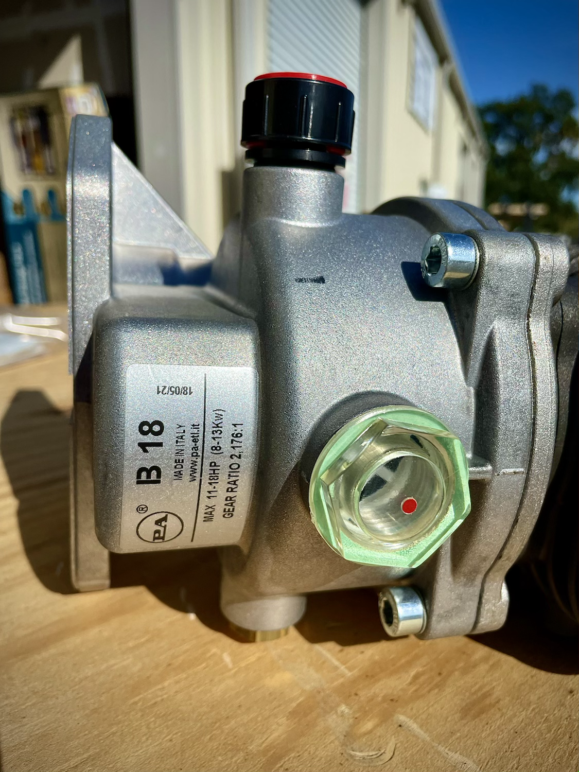 5.5GPM General Pump Gear Box Assembly