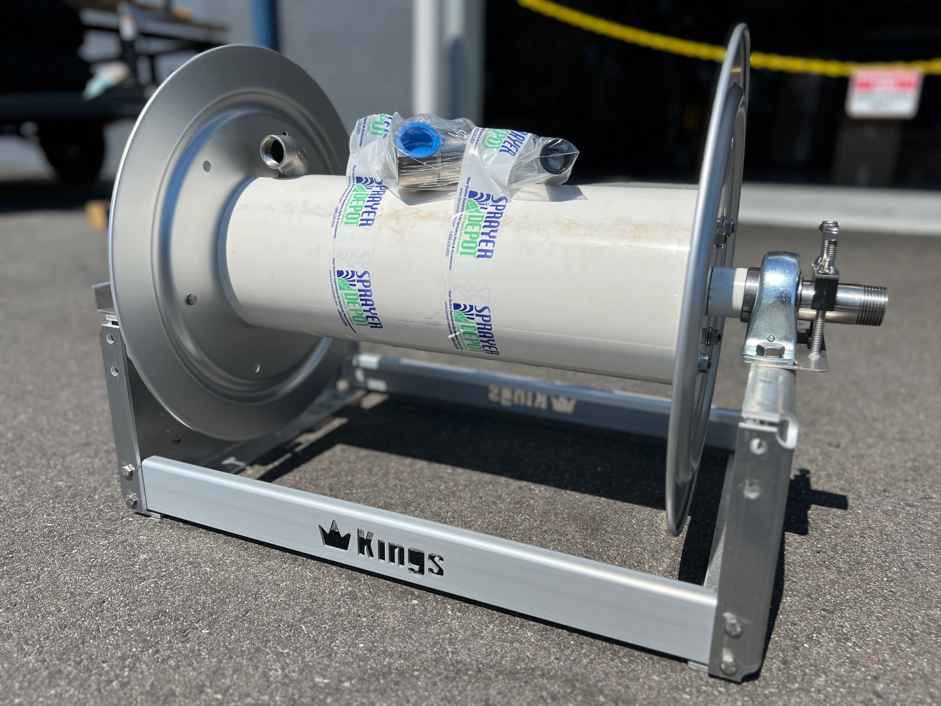 Kings 18" Manual Reel with 1" Stainless Steel Manifold