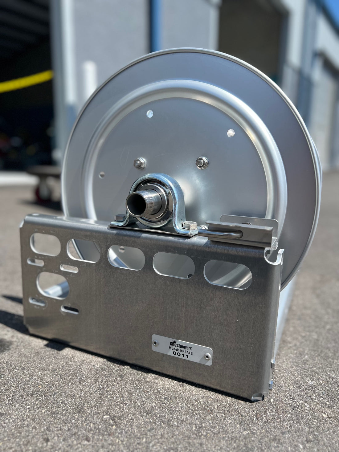 Kings 12" Manual Reel with 1" Stainless Steel Manifold