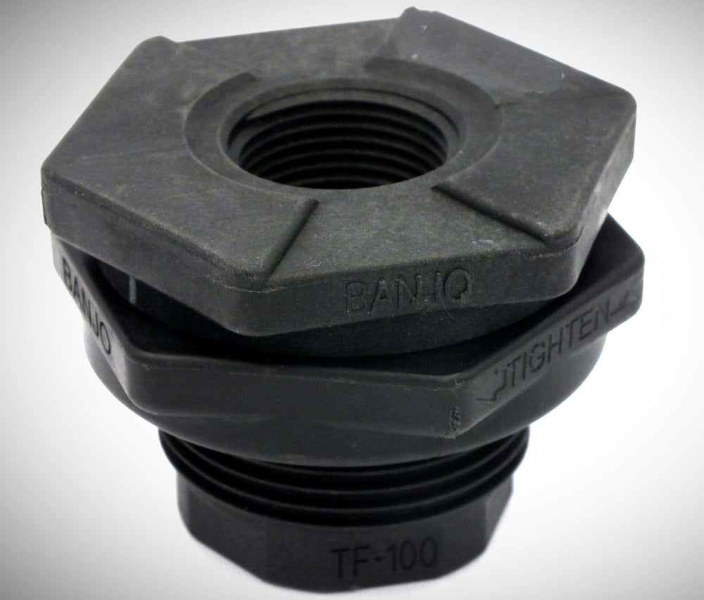 1/2" Banjo Poly Bulkhead Fitting *4