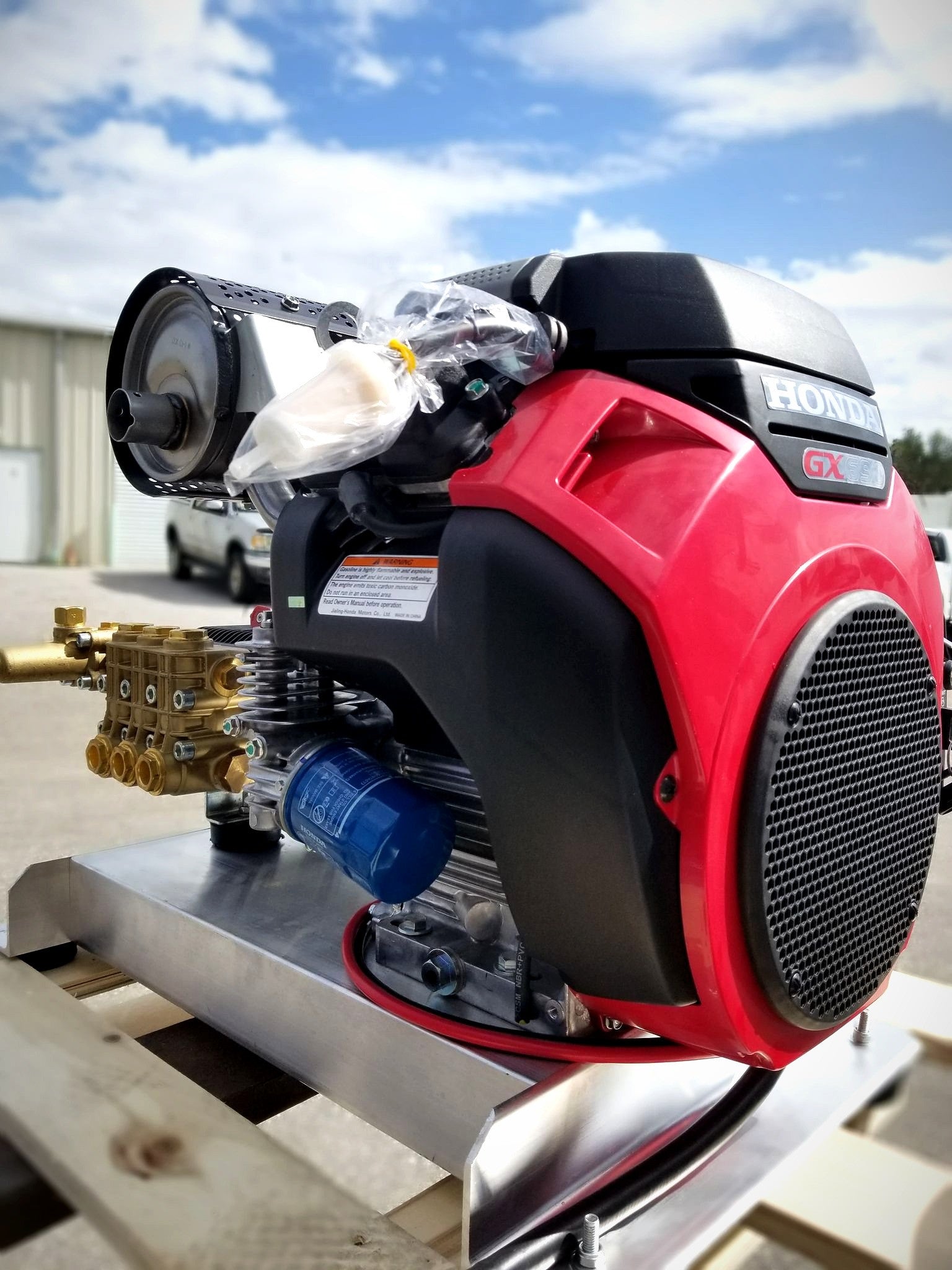 MGD-8035HG: 8GPM at 3500psi Manatee Gear Drive Honda GX690 with General Pump | Manatee Gear Drive Pressure Washer