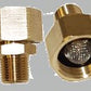 3/4 FGH Swivel x 1/2 FPT Pump Inlet Brass Fitting