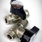 DN-10 Nickel Plated Brass Ball Valve