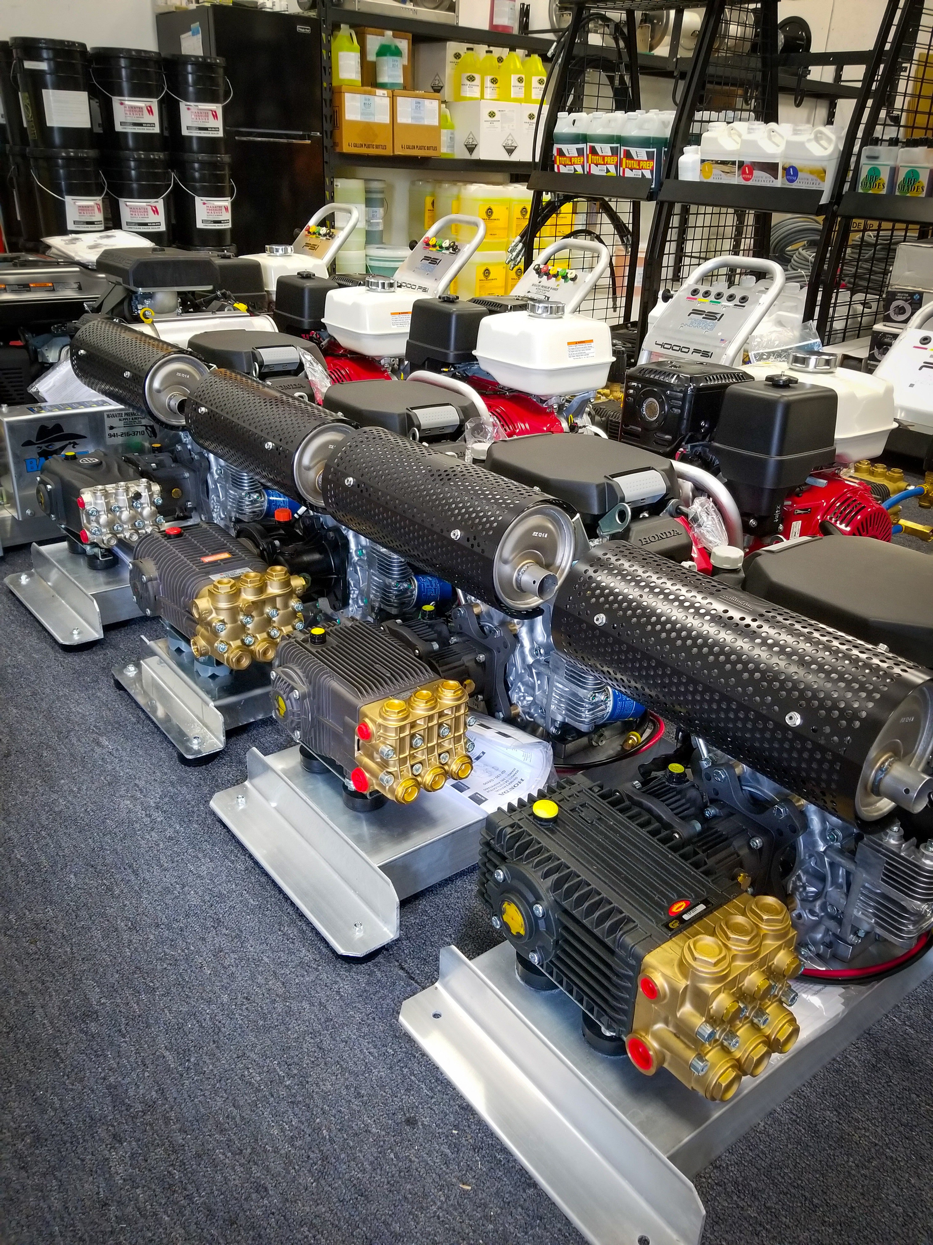 MGD-8040HC: 8GPM at 4000psi Manatee Gear Drive Honda iGX800 with Comet Pump