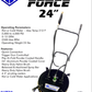 Whisper Wash Ground Force 24 inch Surface Cleaner