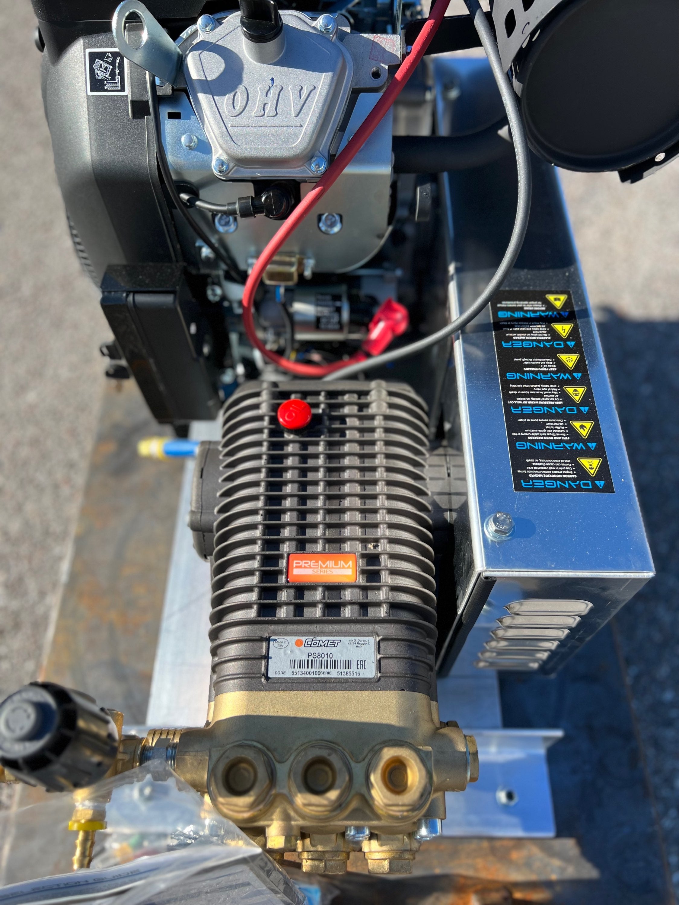 B-K1035TCX Bandit 10gpm at 3500psi True Power 744CC Engine with Comet Pump