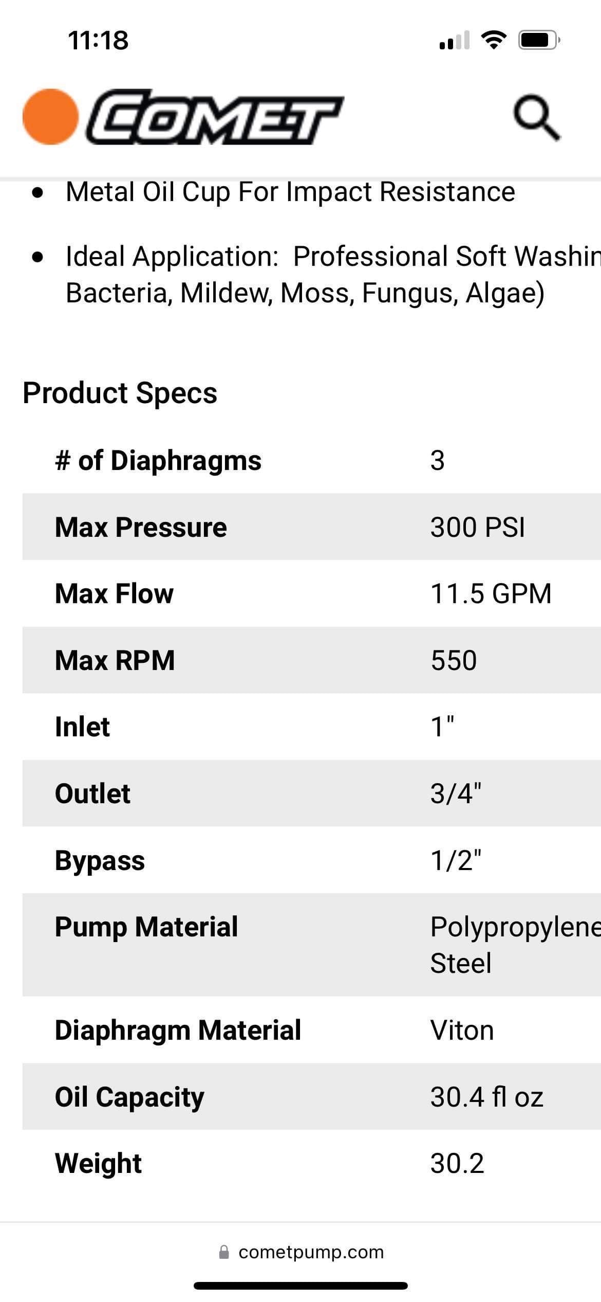 PSI Bandit Comet P-40 Softwash System
