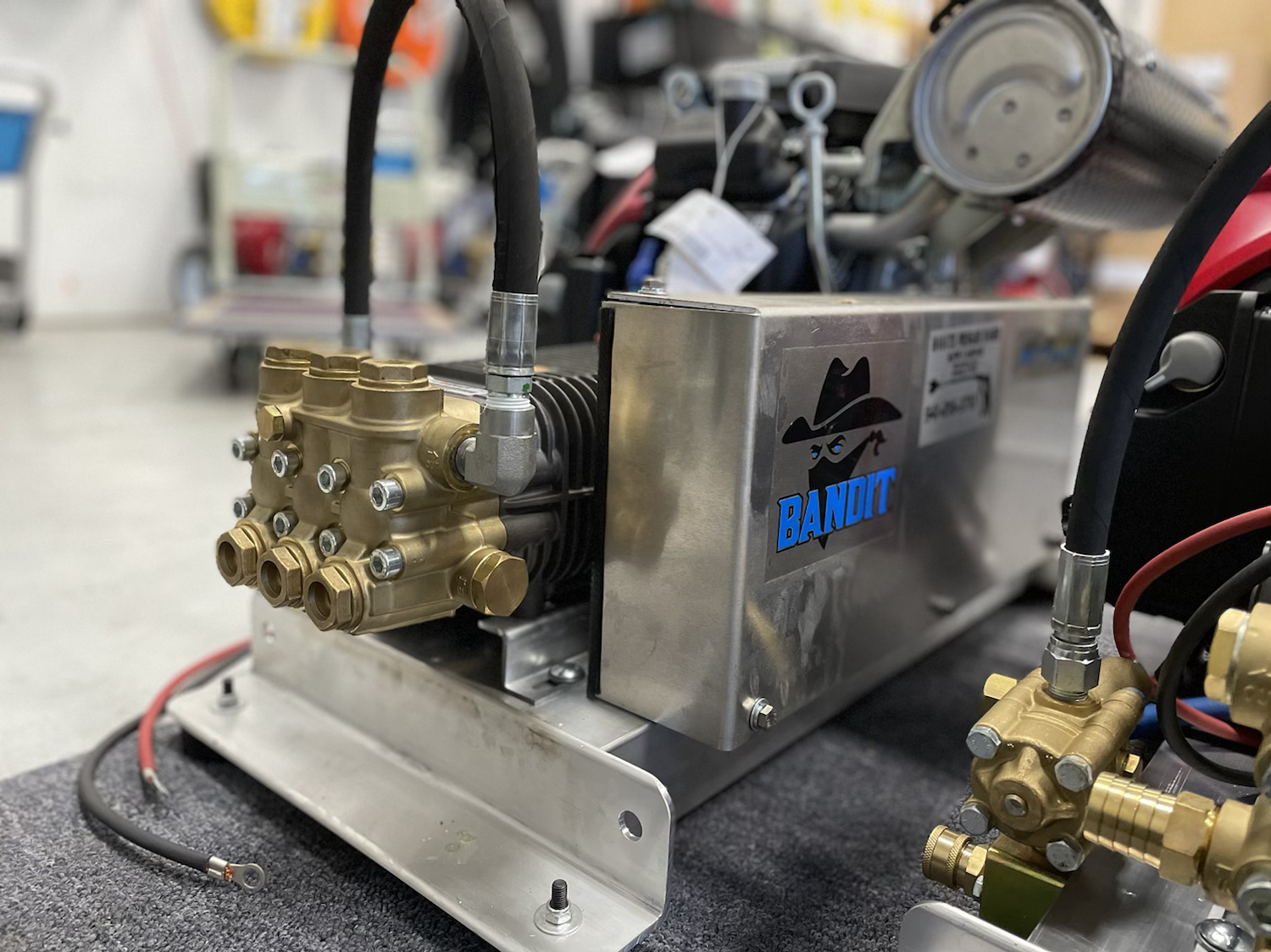 B-K8040HC Bandit 8gpm at 4000psi Honda IGX800 Commercial Pressure Washer