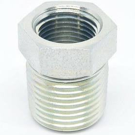 Steel Hex Bushing 3/8" F x 1/2" M Reducer *3