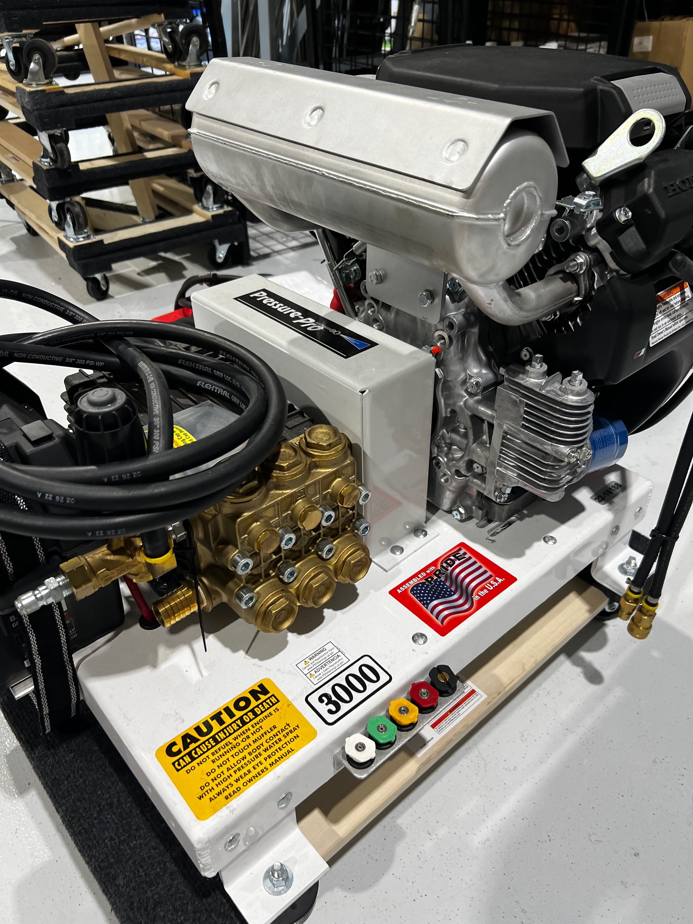 Pressure Pro 8GPM at 3,000PSI Poly Chain Commercial Pressure Washer