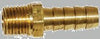 Brass Hose Barb 1/2 x 3/8MPT